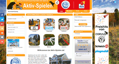 Desktop Screenshot of aktiv-spielen.de